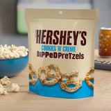 HERSHEY'S Cookies 'n' Creme Dipped Pretzels Bag, 8.5 oz