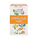 Ahmad Tea Herbal Tea, Lemon, Ginger, Turmeric, & Vitamin C 'Immune' Natural Benefits Teabags, 20 ct (Pack of 1) - Decaffeinated & Sugar-Free