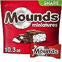 MOUNDS Miniatures Coconut and Dark Chocolate Candy Share Pack, 10.3 oz