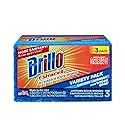 Brillo Estracell Sponges, Premium Long Lasting, Kitchen & Bathroom with Wedge Edge Variety Pack (Variety, 3 Count (Pack of 1))