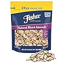 Fisher Chef's Naturals Unsalted Sliced Almonds 24oz Resealable Bag, Raw Nuts Perfect for Cooking, Baking & Snacking, Healthy Snacks for Adults, Vegan