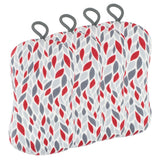 MÜkitchen Premuim Sponge for Dishes and Household Cleaning | Microfiber Print and Non-Scratch Scrub Pad | Set of 4 | (Petals)