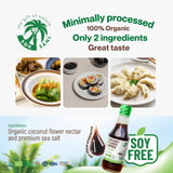 THE GIFT OF NATURE SOK SANL Coconut Aminos all Seasoning Soy Sauce Liquid Coco Aminos Gluten Free and Non-GMO Alternative bbq sauce, oyster sauce
