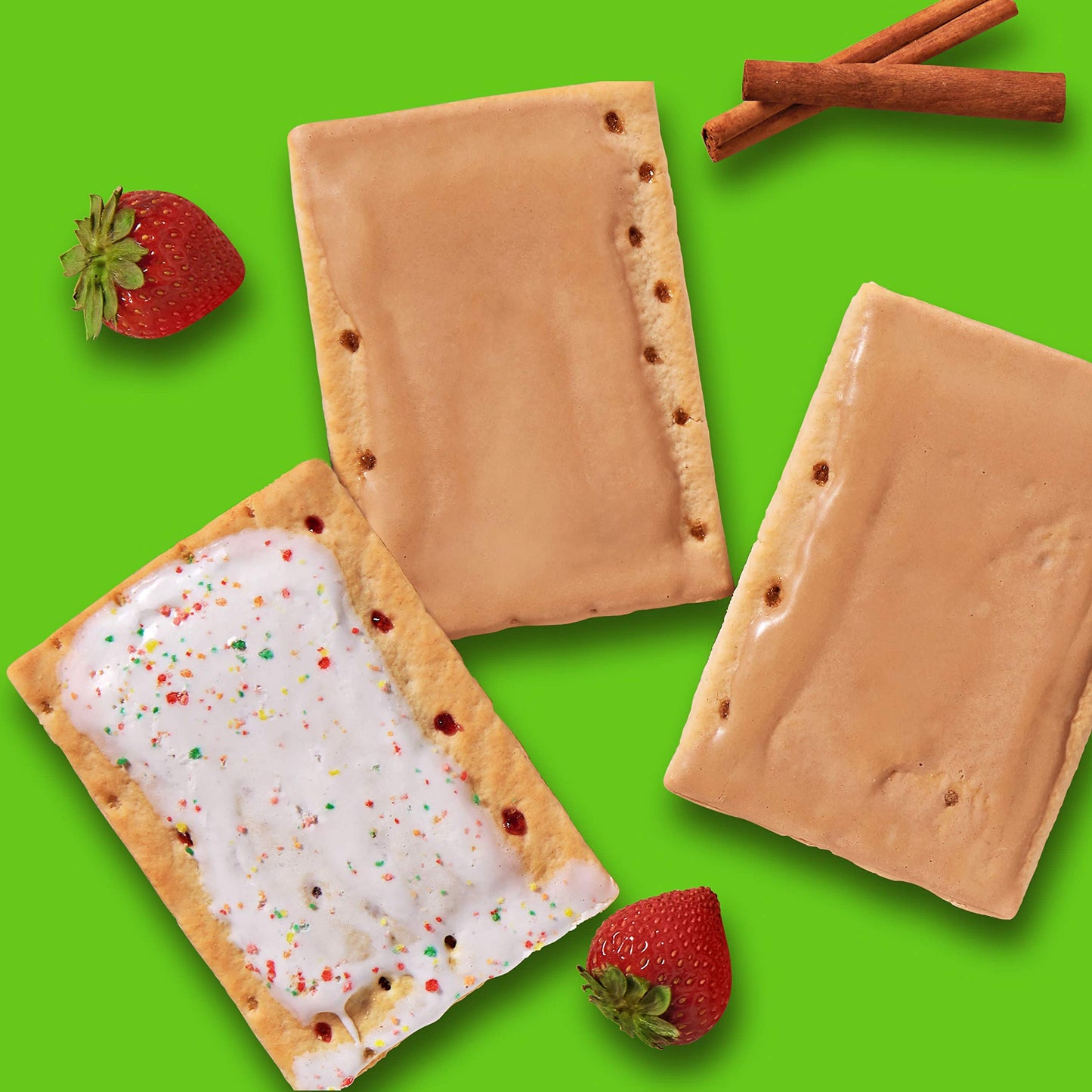 Pop-Tarts Breakfast Toaster Pastries, Flavored Variety Pack, Frosted Brown Sugar Cinnamon, Frosted Strawberry, 86 oz (48 Count)