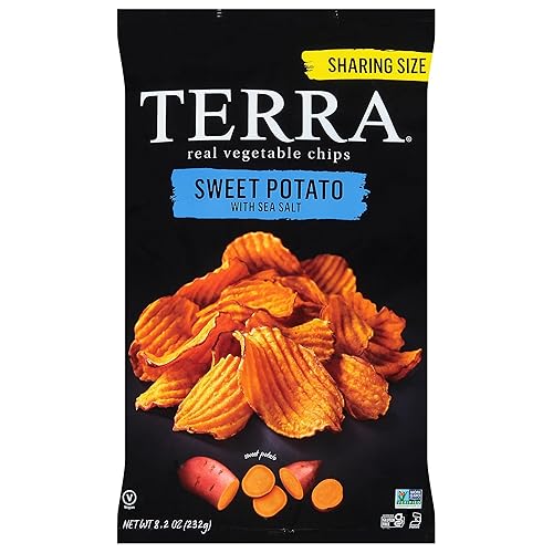 TERRA Sweet Potato Sea Salt Vegetable Chips, 8.2 OZ