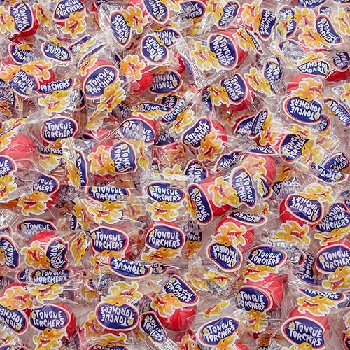 Fireball Candy 2 lb - in Bulk Resealable Bag, Hot & Spicy Cinnamon Hard Candy, Individually Wrapped