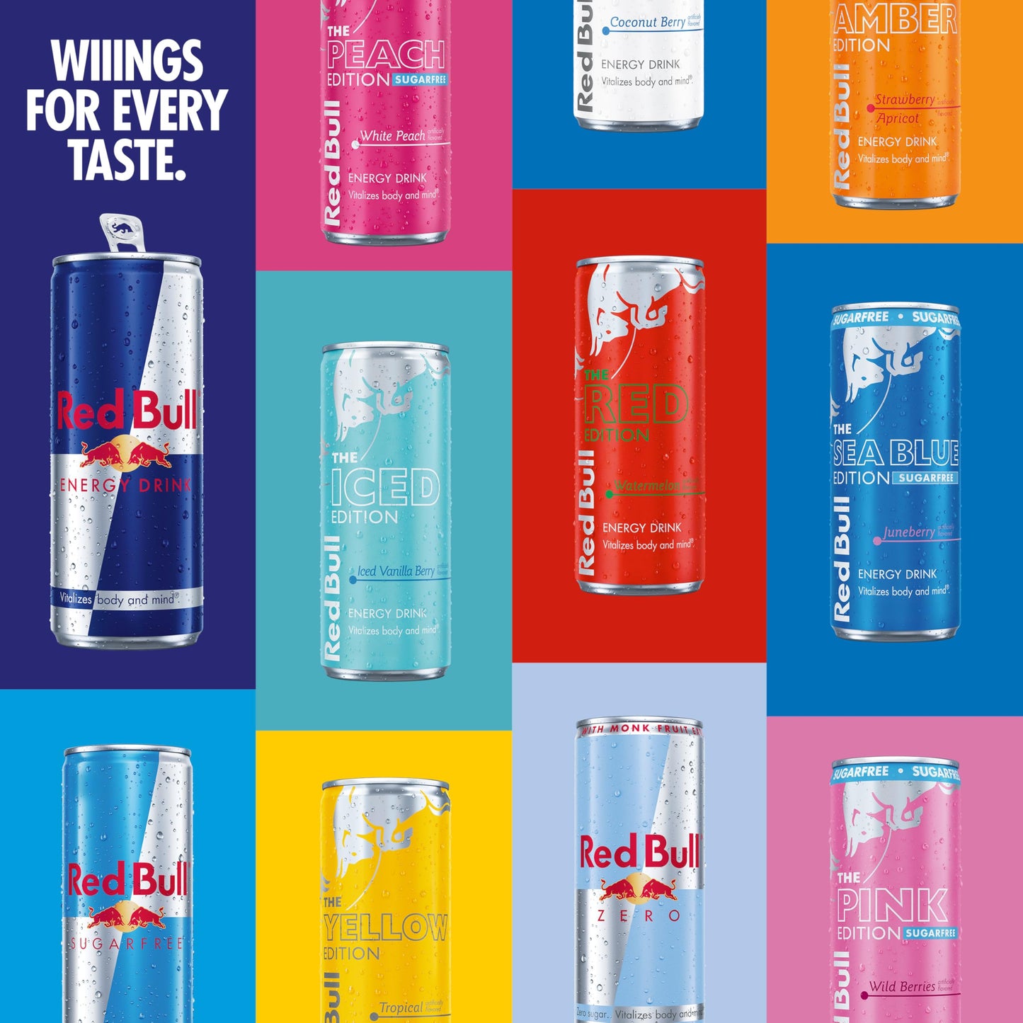 Red Bull Sugar Free Energy Drink with 151mg Caffeine plus Taurine & B Vitamins, 16 Fl Oz, Pack of 12 Cans