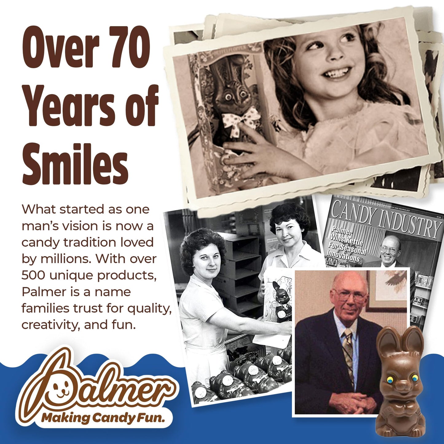 RM Palmer Peanut Butter Cups, Creamy, Rich and Chocolaty, Making Candy Fun Since 1948 (12oz)