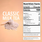 Classic Milk Tea Protein Powder | 25g Grass-Fed Whey Protein Isolate Powder | Gluten-Free & Soy-Free Bubble Tea Protein Drink | Real Ingredients