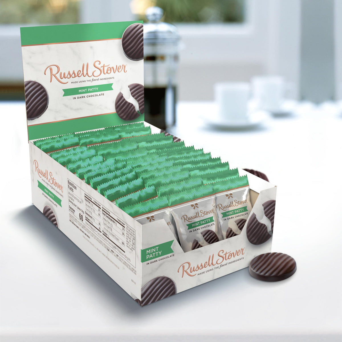 Russell Stover Dark Chocolate Mint Patties - (Pack of 36)