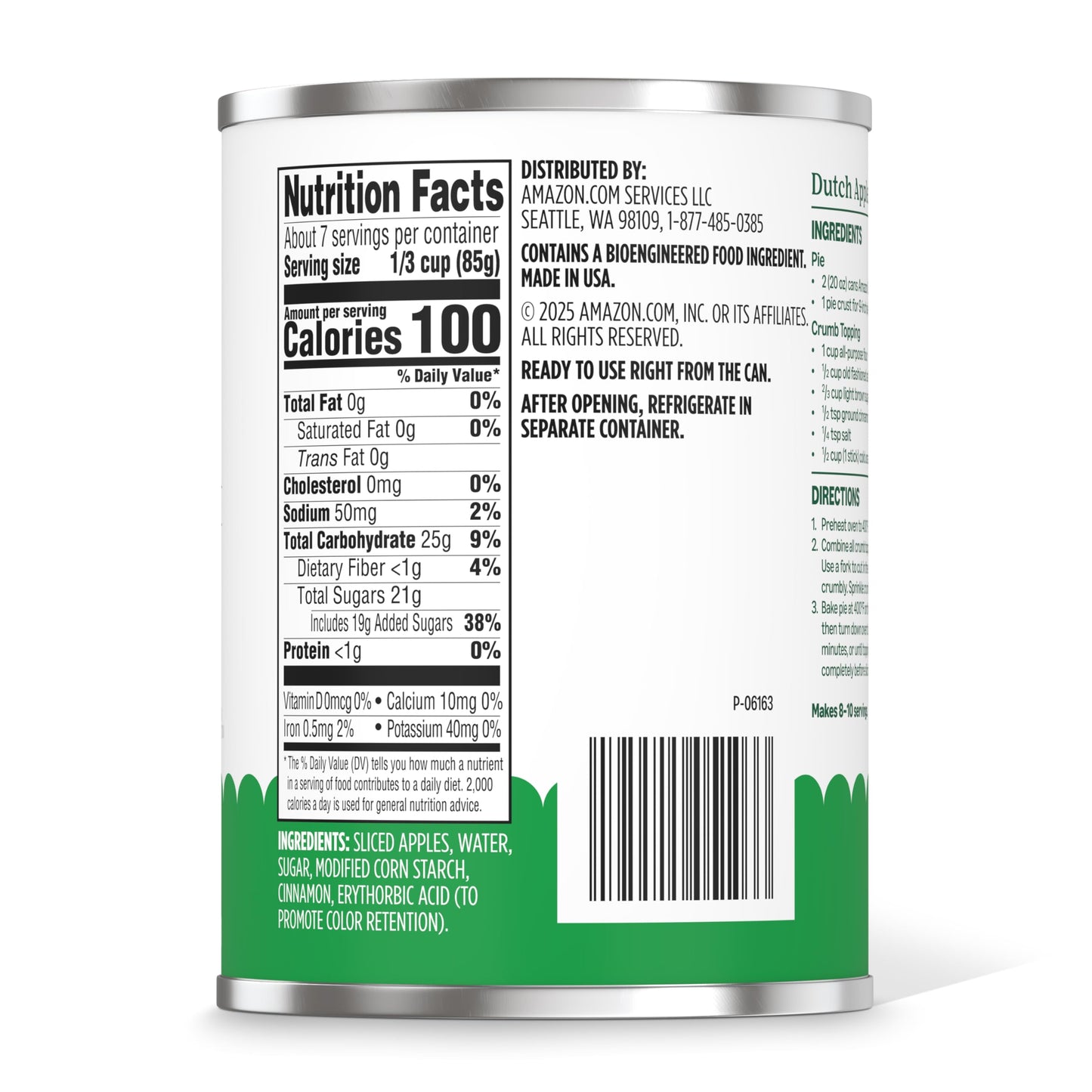 Amazon Grocery, Apple Pie Filling, 20 Oz