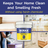 Banner Chemical Raw Borax (10 lbs) - 100% Pure, Unscented, Multi-Purpose Cleaner & Detergent Booster - Natural Household Cleaner and Stain Remover