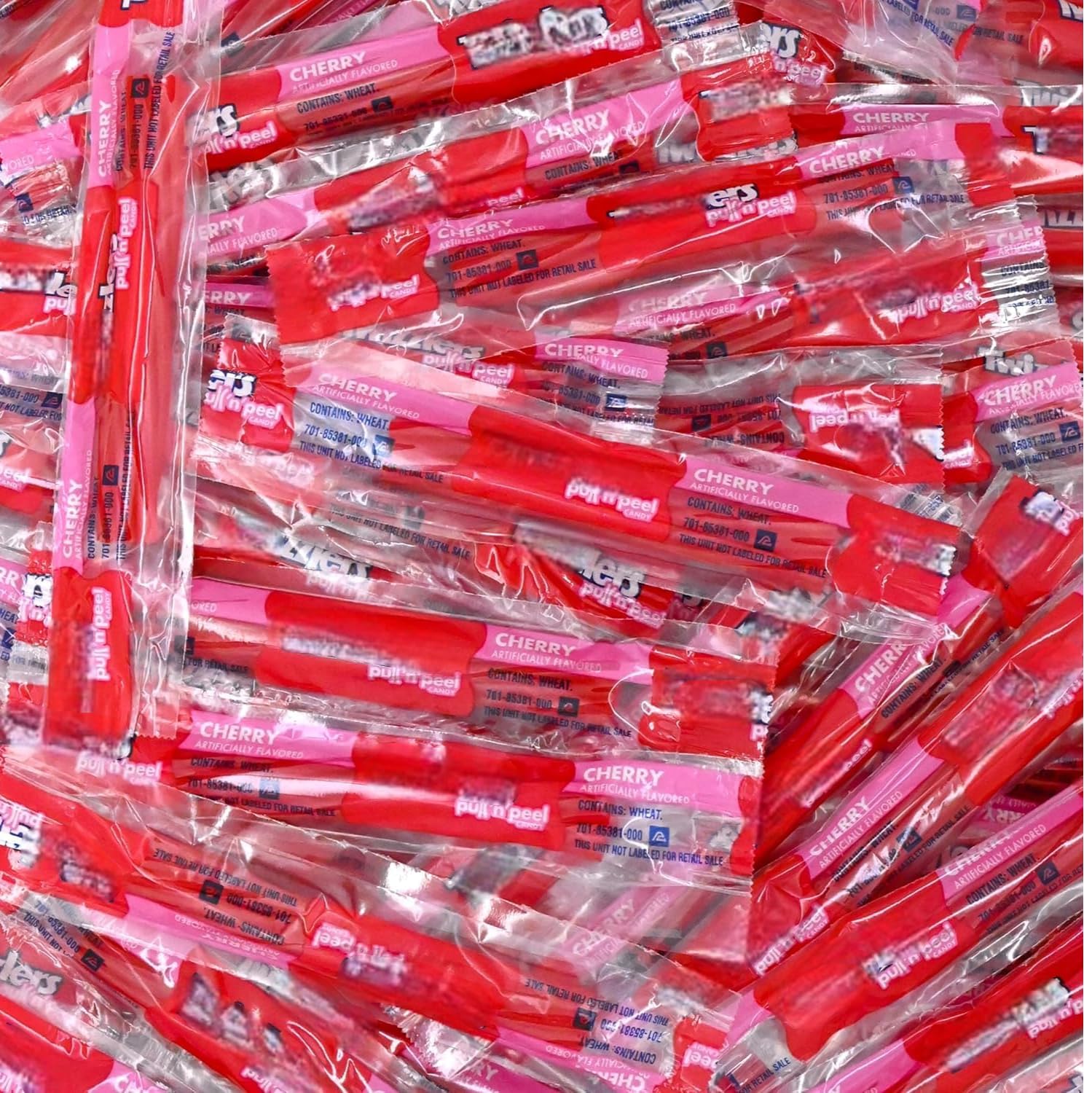 Twizle Pull-N-Peel Cherry Flavored Licorice Candy-1.5 lbs Delicious Twist of Cherry Flavor-Perfect Sweet Treat for Parties, Gatherings, or Gift