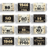 Hokinaa 80th Birthday Party Decorations - 100 Pcs Happy Back in 1946 Decor