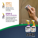 RMR Polish & Protect Bundle - Xtreme Soap Scum Remover + RMR-141 EPA Registered Mold & Mildew Spray, 2-Step Clean & Disinfect System for Buildup, Hard
