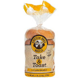Einstein Bros. Bagels, Take & Toast, Plain, 5 Count, 18.5 Ounce (Frozen)