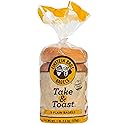 Einstein Bros. Bagels, Take & Toast, Plain, 5 Count, 18.5 Ounce (Frozen)
