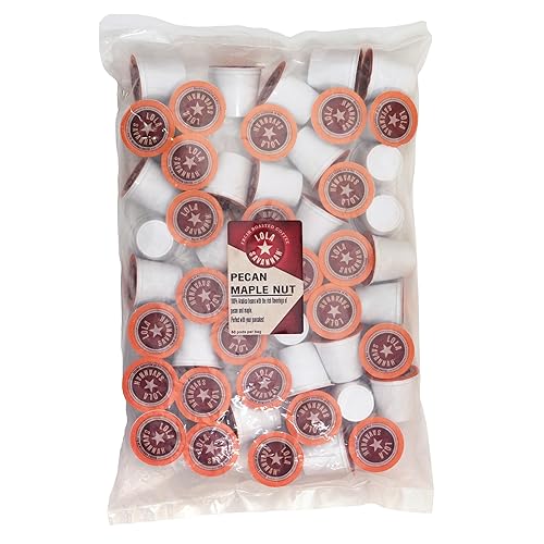 Lola Savannah Pecan Maple Nut Caffeinated Coffee Pods Flavored Coffee in Pod Shaped Containers, 50 Count