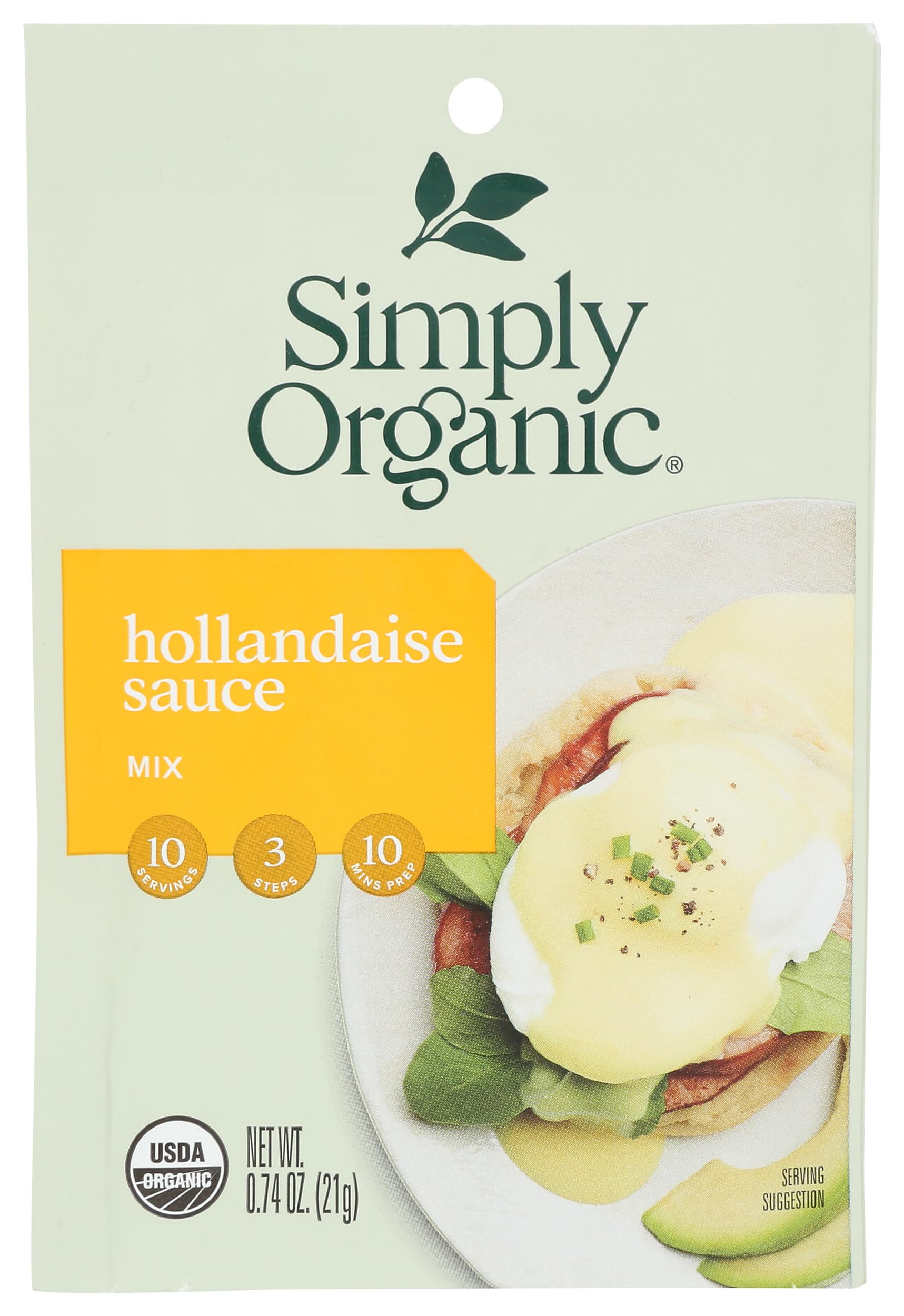 Simply Organic Organic Hollandaise Sauce Mix, 0.74 OZ