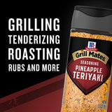 McCormick Grill Mates Seasoning, Pineapple Teriyaki, Grilling Seasoning for Adding Savory-Sweet Teriyaki Flavor to Pork, Chicken, or Seafood, 3.5 oz