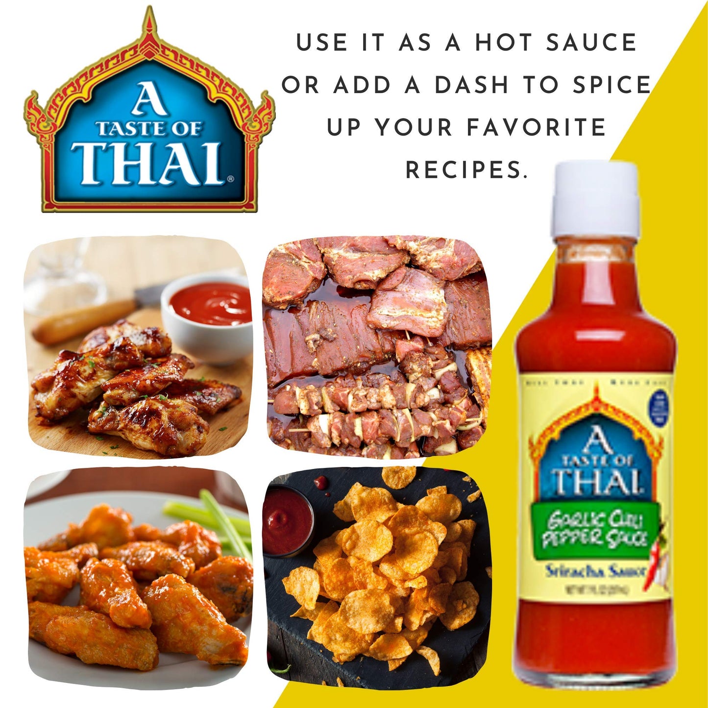 A Taste of Thai Garlic Chili Pepper Sauce, 7 fl oz
