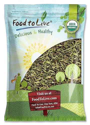 Food to Live - Organic Spearmint Leaves, 1.5 Pounds - Dried, Cut & Sifted. Great for Herbal Tea. Non-GMO. Caffeine-free. Non Irradiated. Keto.