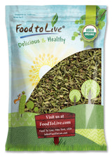 Food to Live - Organic Spearmint Leaves, 1.5 Pounds - Dried, Cut & Sifted. Great for Herbal Tea. Non-GMO. Caffeine-free. Non Irradiated. Keto.