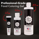 Ann Clark Super Black Food Coloring Gel .70 oz. Professional Grade Made in USA