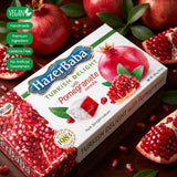 HazerBaba Turkish Delight Candy, Pomegranate & Zereshk, 16oz (Pack of 1)