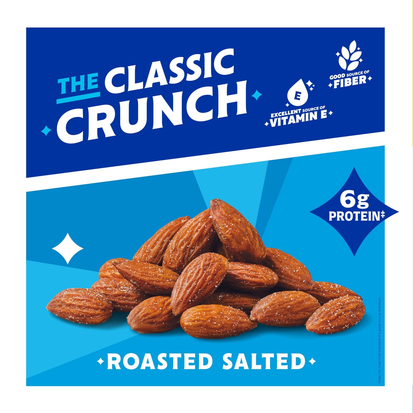 Blue Diamond Almonds, Roasted Salted Snack Nuts, 6 Ounce Can (Pack of 12)