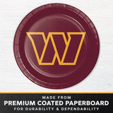 Trendware Washington Commanders Tailgating Kit, Serves 8, Officially Licensed