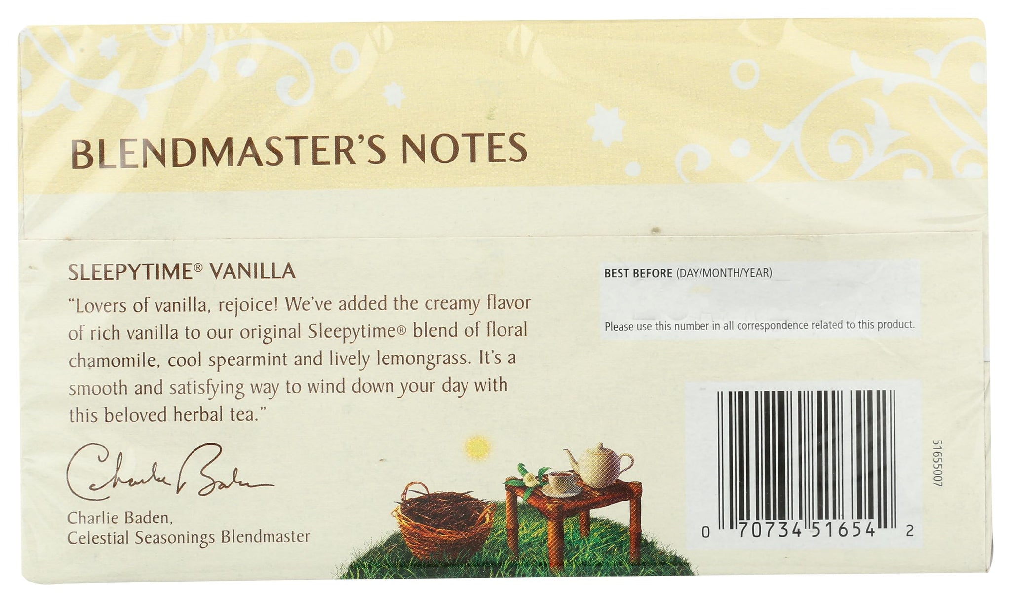Celestial Seasonings Vanilla, Sleepytime, 1-ounces (Pack of6)
