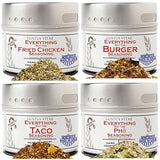Everything But The Food Truck Favorite Flavors Collection | Authentic Small Batch Seasonings | 4 Gourmet All Natural Spice Blends | Hand Packed, Non