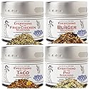 Everything But The Food Truck Favorite Flavors Collection | Authentic Small Batch Seasonings | 4 Gourmet All Natural Spice Blends | Hand Packed, Non