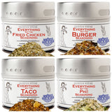 Everything But The Food Truck Favorite Flavors Collection | Authentic Small Batch Seasonings | 4 Gourmet All Natural Spice Blends | Hand Packed, Non