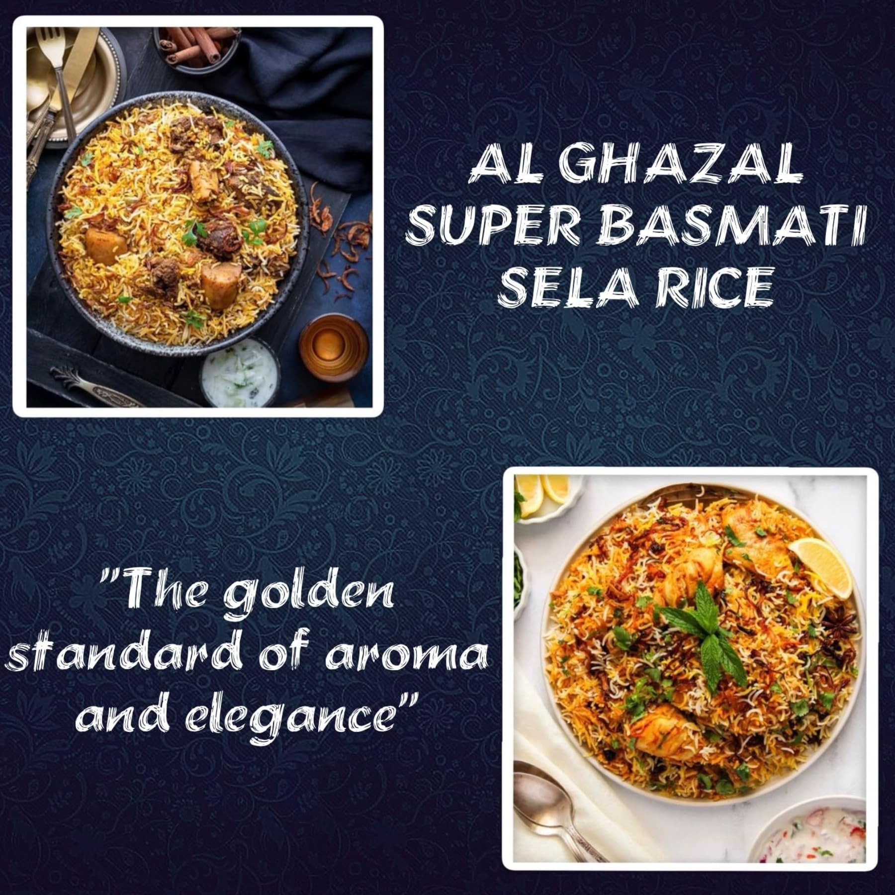 Al Ghazal Extra Long Super Basmati Sela Rice 10 Lbs / 4.54 kg, Non GMO, Extra Long Basmati Rice, White Rice, Vegan Dried Rice, BPA & Gluten Free, Zip Lock Bag, Non Sticky Grain