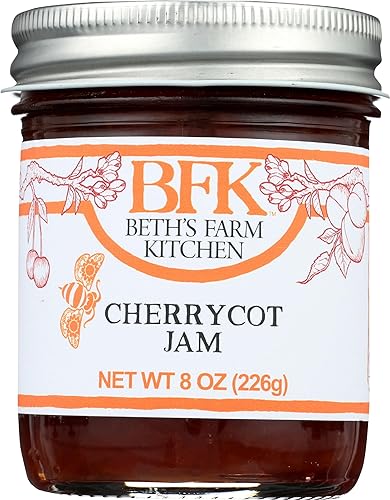 Beths Farm Kitchen Cherry Apricot Jam, 8 OZ