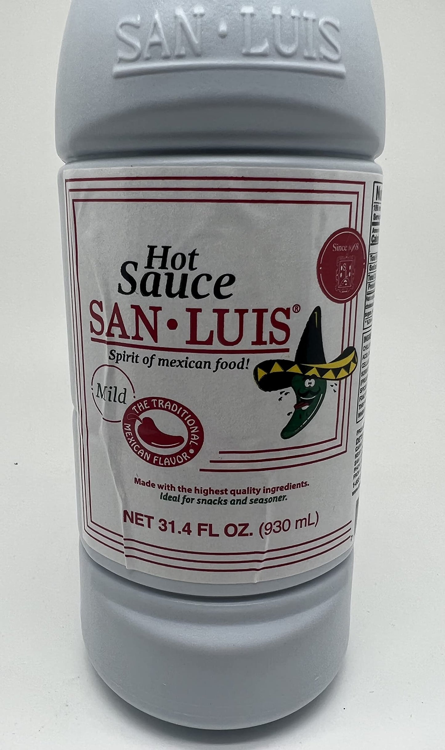 San Luis Mild Hot Sauce 32 Oz (Pack Of 2) Red