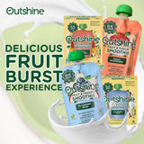 Outshine Fruit Smoothie Pouches Variety Pack - Ready-to-Drink Smoothies -Perfect for Kids and Adult On-the-Go -Fruit & Yogurt Pouches for Snacking