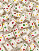 Jube Nougat Candy - 8 oz Soft Chewy Nougat with Fruity Jelly Pieces, Individually Wrapped, Creamy Milk Snack, Colorful Fruit, Bulk Sweet Treat