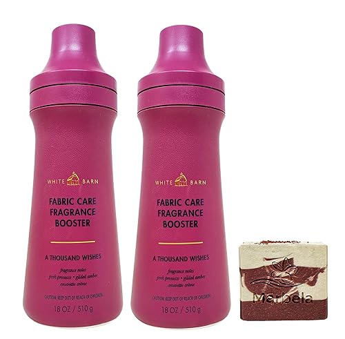 Bath & Body Works A Thousand Wishes 2 Fabric Care Fragrance Boosters with a Cherry On Top Bar Soap