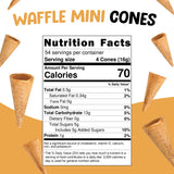 Mini Ice Cream Cones Bulk - 216 Mini Waffle Cones - Great For Cake Pops and More - Tiny Waffle Ice Cream Cones - Mini Sugar Cones Bulk - Packed