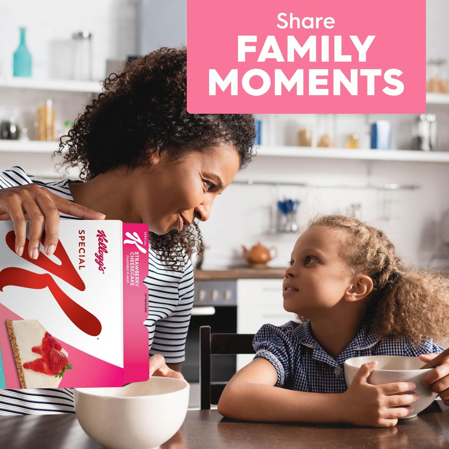 Special K Cold Breakfast Cereal, 11 Vitamins and Minerals, Anytime Snacks, Strawberry Cheesecake, 12.6oz Box (1 Box)