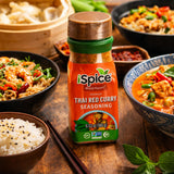 iSpice - THAI RED CURRY SEASONING World Flavor Super Spice Blend | All Natural | Ready to use as is | No preparation is necessary