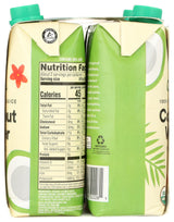 365 by Whole Foods Market, Organic Coconut Water, 100% Pulp-Free Juice, 16.9 Fl Oz per Carton, Pack of 4