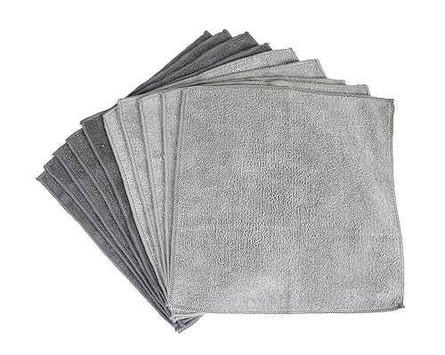 Sophisti-clean Microfiber Cleaning Cloths, Attract Dust Like a Magnet, Use Wet or Dry, Ultra Soft and Absorbent, Non-Abrasive, Streak Free, Reusable