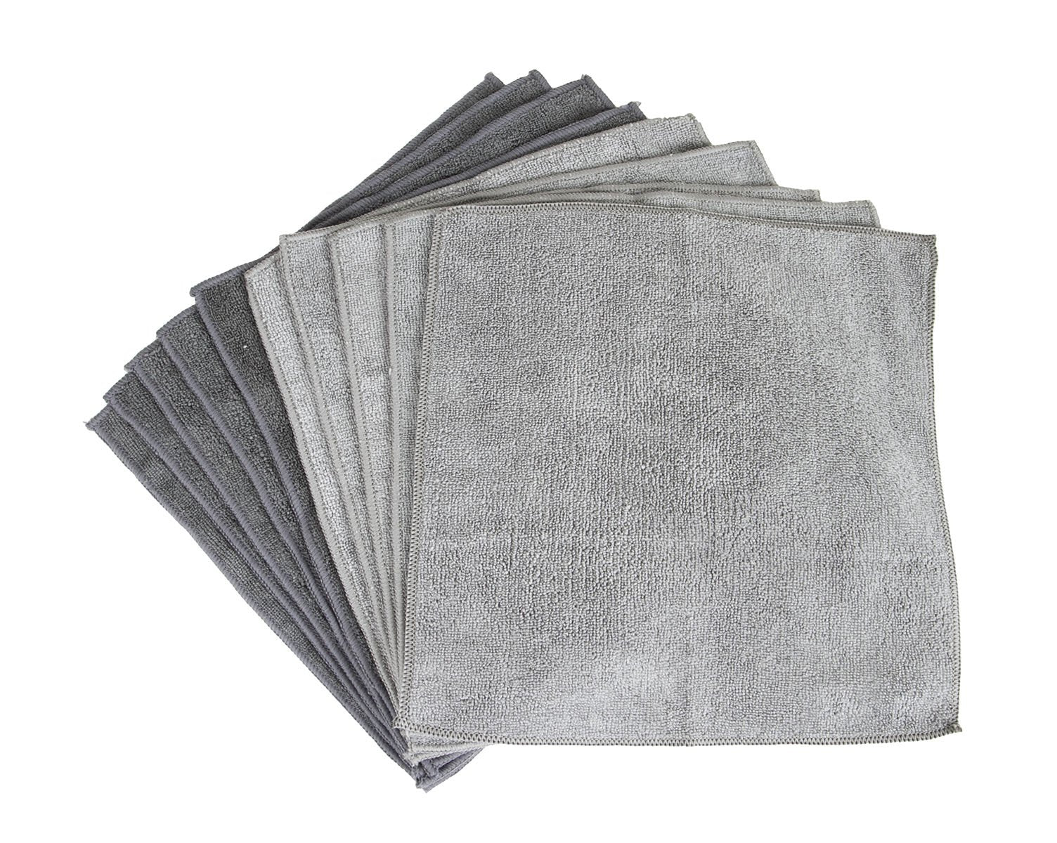 Sophisti-clean Microfiber Cleaning Cloths, Attract Dust Like a Magnet, Use Wet or Dry, Ultra Soft and Absorbent, Non-Abrasive, Streak Free, Reusable