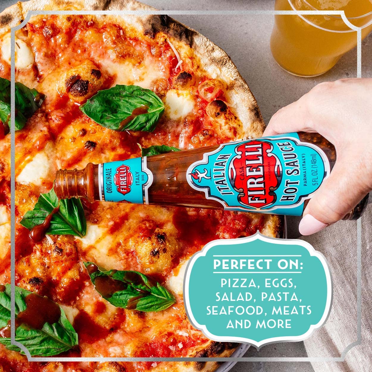 CASA FIRELLI Italian Hot Sauce, Red, 5 Fl Oz