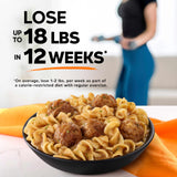 Lean Cuisine Frozen Meal Swedish Meatballs, Protein Kick Microwave Meal, Microwave Swedish Meatball Dinner, Frozen Dinner for One