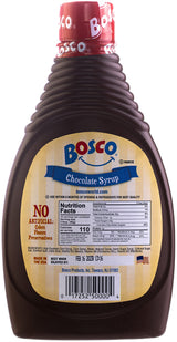 The Original Bosco Chocolate Syrup - 22 oz Squeeze Bottle all nature